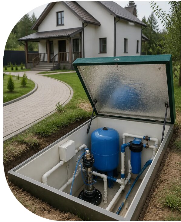 Автономное водоснабжение дома в Сердобске от 151665 р. | АПаруса-Срд